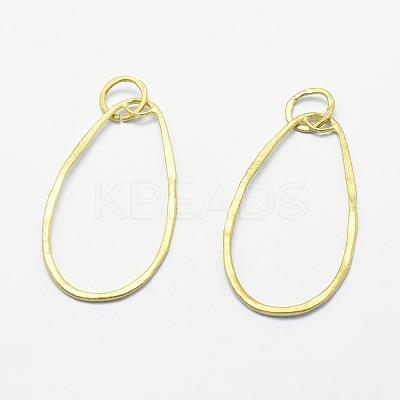 Brass Pendants KK-E716-051C-RS-1
