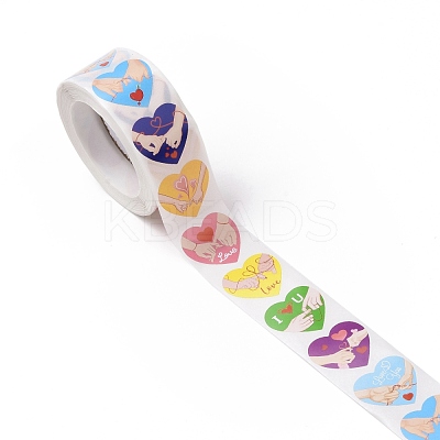 Valentine's Day Heart Paper Stickers DIY-I107-02A-1
