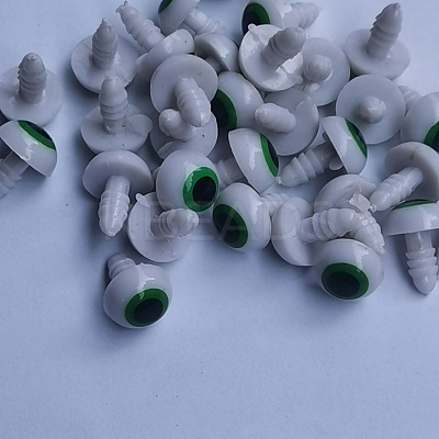 Craft Plastic Doll Eyes DOLL-PW0001-417J-1