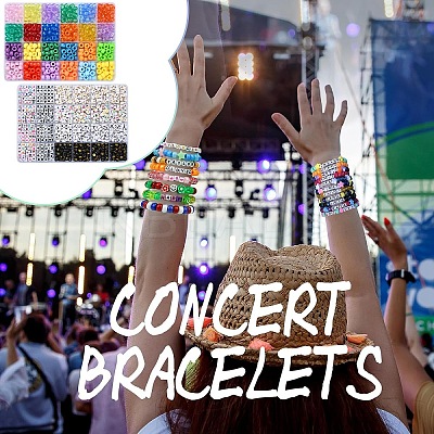 DIY Acrylic Beads Bracelets Jewelry Making Kits DIY-YW0010-64-1
