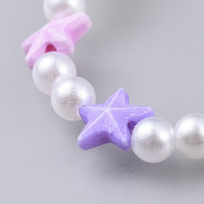 Kids Stretch Bracelets BJEW-JB04572-02-1