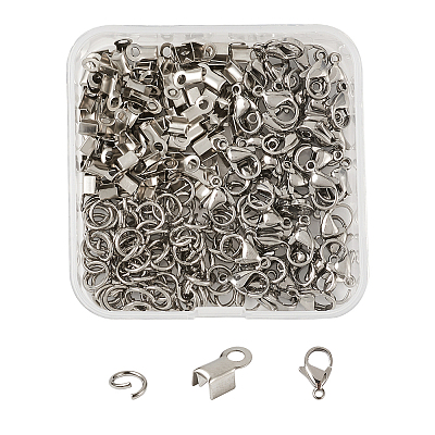 304 Stainless Steel Jewelry Findings Sets STAS-TA0004-07-1