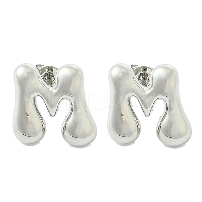 Rack Plating Brass Earrings EJEW-S222-01P-M-1