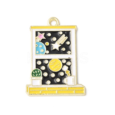 Alloy Enamel Pendants FIND-H047-03LG-01-1