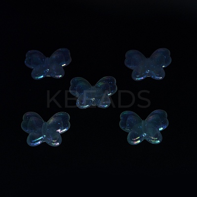 UV Plating Luminous Transparent Acrylic Beads LS-OACR-P010-11C-1