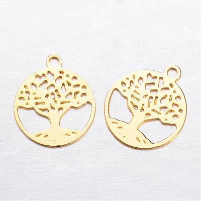 Brass Charms KK-P049-07-1