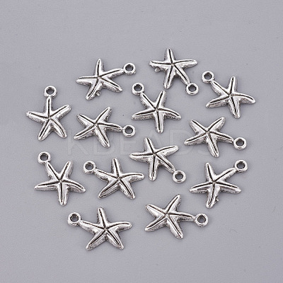 Tibetan Style Alloy Pendants TIBEP-A11478-AS-RS-1