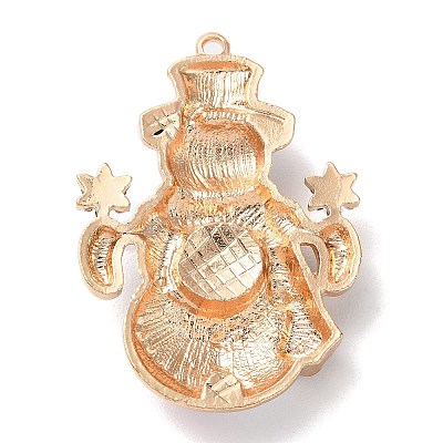 Christmas Zinc Alloy Rhinestone Pendnats LS-PALLOY-K008-02D-KCG-1
