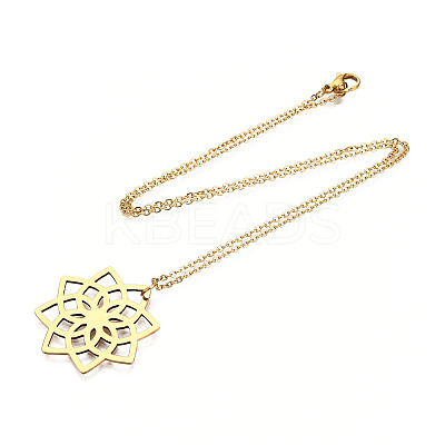 201 Stainless Steel Pendant Necklaces LS-NJEW-T009-JN064-2-45-1