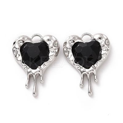 Rack Plating Alloy Glass Pendants LS-X-FIND-I037-21P-03-1
