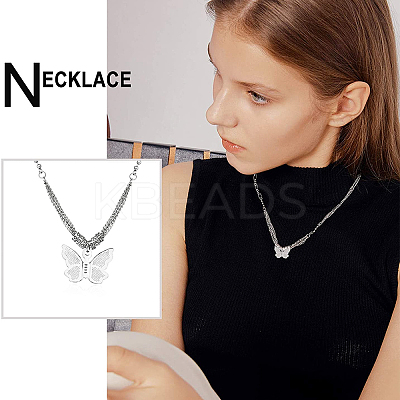 304 Stainless Steel Pendants STAS-UN0019-96P-1