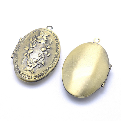 Brass Locket Pendants LS-KK-F717-16AB-NR-1