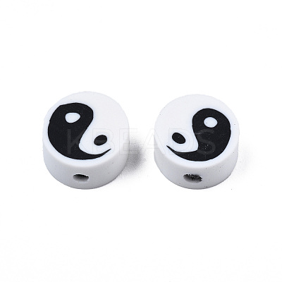 Handmade Polymer Clay Beads X-CLAY-T016-65K-1
