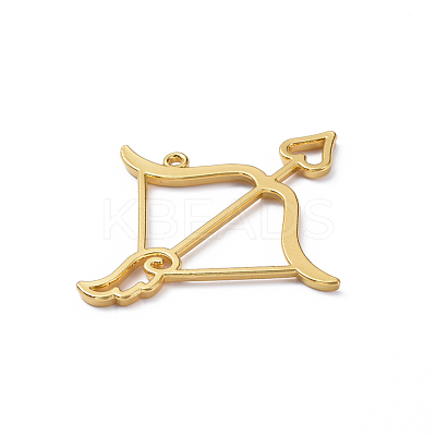 Zinc Alloy Open Back Bezel Pendants PALLOY-X0037-54G-1