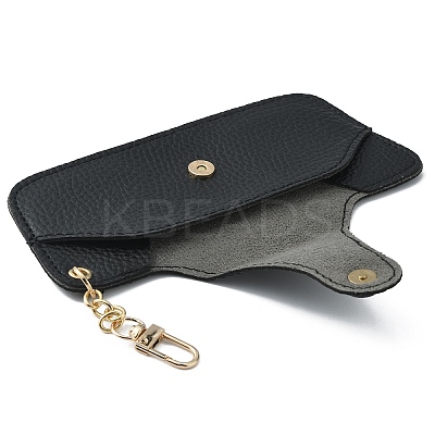 PU Imitation Leather Slim Eyeglasses Pouch AJEW-WH0248-348B-1