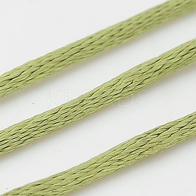 Nylon Satin Rattail Cords NWIR-A003-10-1