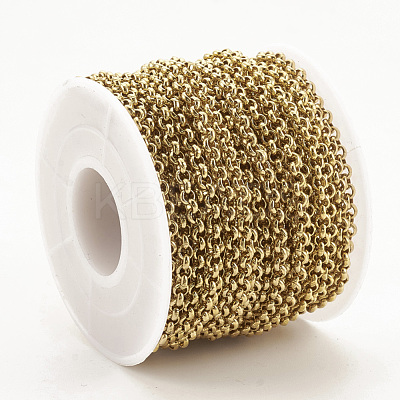 Ion Plating(IP) 304 Stainless Steel Rolo Chains CHS-S001-02D-1
