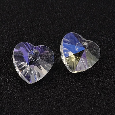 Romantic Valentines Ideas Glass Charms LS-X-G030V10mm-01-1