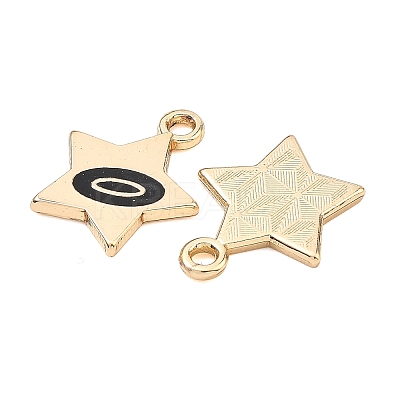 Alloy Enamel Pendants ENAM-G235-10G-01-1