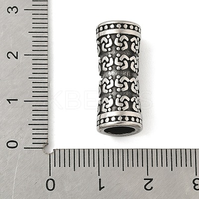 304 Stainless Steel Tube Beads STAS-Z147-12AS-02-1
