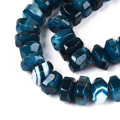 Natural Agate Beads Strands G-N356-01A-14-1