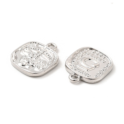 Rack Plating Alloy Pendants FIND-G044-15P-1