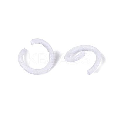 Spray Painted Iron Open Jump Rings IFIN-T017-04C-20-1