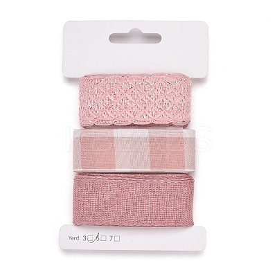 9 Yards 3 Styles Polyester Ribbon SRIB-A014-B03-1