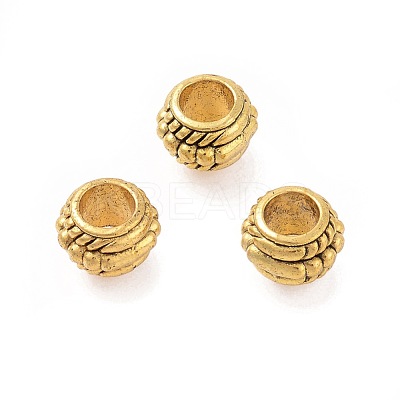 Tibetan Style Alloy European Beads PALLOY-F257-02AG-1