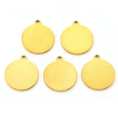 PVD Vacuum Plating 304 Stainless Steel Pendants LS-STAS-N092-23B-G-1