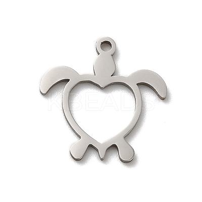 Non-Tarnish 201 Stainless Steel Pendants STAS-E206-04P-03-1