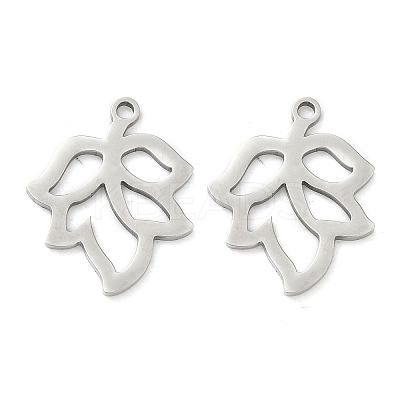 Hollow 201 Stainless Steel Pendants STAS-F337-10D-P-1