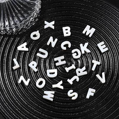 26Pcs 26 Styles Natural Freshwater Shell Letter Charms BSHE-YW0001-15-1
