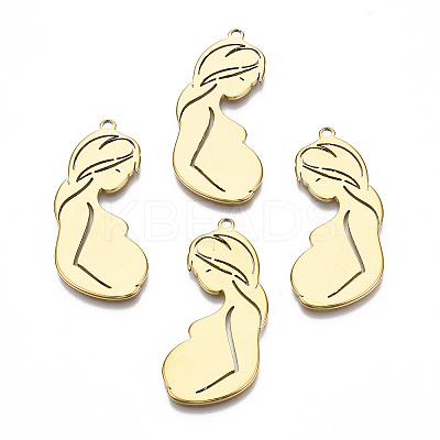 Ion Plating(IP) 201 Stainless Steel Pendants LS-STAS-N098-069LG-1
