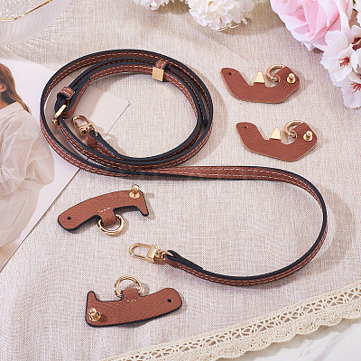 Flat PU Leather Webbing Bag Straps FIND-TA0007-93-1