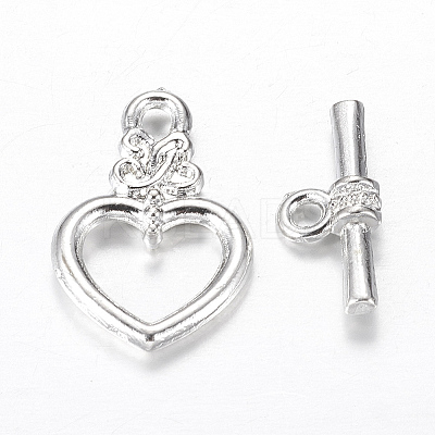 Alloy Toggle Clasps X-EA9137Y-NFS-1