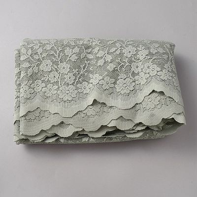 Polyester Lace Fabric DIY-WH0750-211C-1