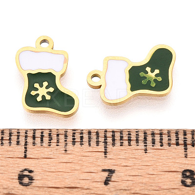 304 Stainless Steel Enamel Charms STAS-T065-60G-01-1