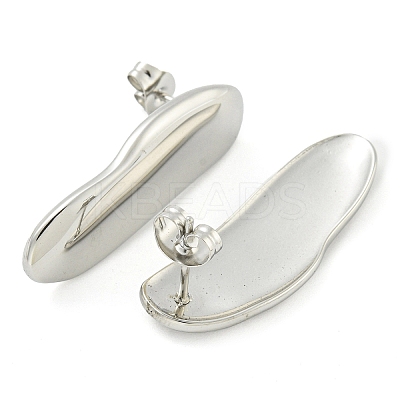 Non-Tarnish 304 Stainless Steel Stud Earrings for Women EJEW-S227-41P-1