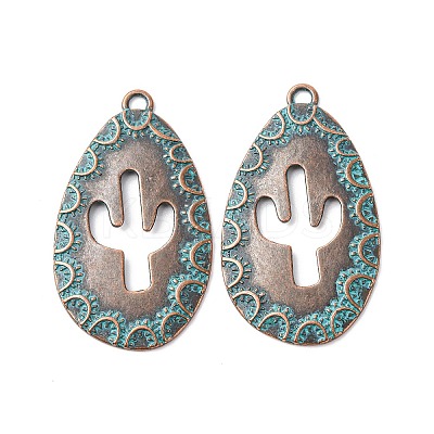 Tibetan Style Alloy Pendants X-FIND-B055-02C-1