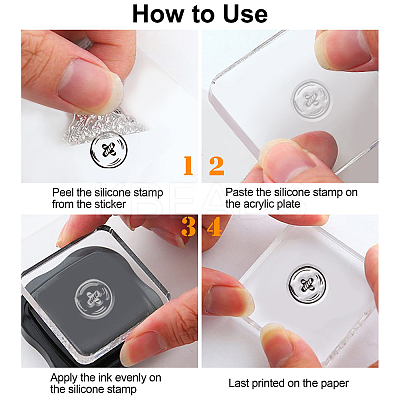 Custom PVC Plastic Clear Stamps DIY-WH0448-0801-1