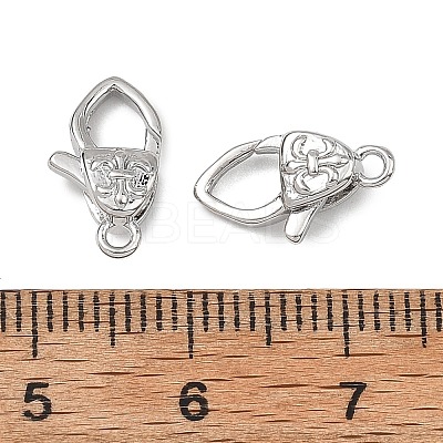 SHEGRACE Brass Lobster Claw Clasps XGRQ58035-765P-1