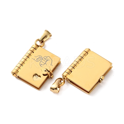 304 Stainless Steel Pendants SA-CBA694E-01G-01-1