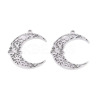 304 Stainless Steel Pendants STAS-N108-34P-1