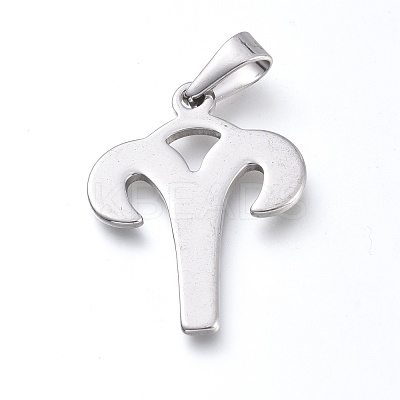 Non-Tarnish 304 Stainless Steel Pendants STAS-L210-06C-P-1
