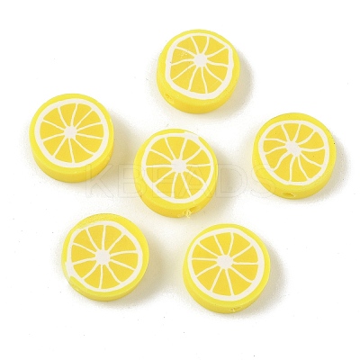 Fruit & Vegetable Theme Handmade Polymer Clay Beads CLAY-F006-02H-1