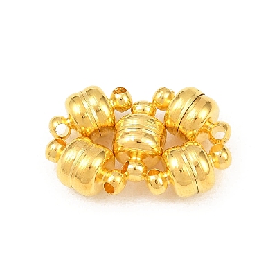 Brass Magnetic Clasps with Loops X-KK-H361-G-1