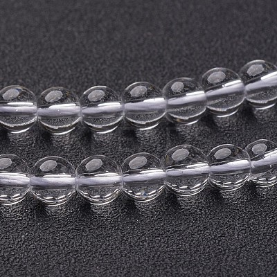 Synthetic Quartz Crystal Beads Strands X-GSR6mmA039-1-1