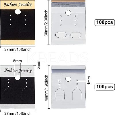 Plastic Earring Display Card CDIS-FG0001-38-1