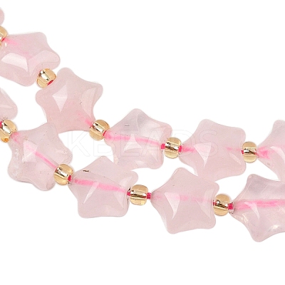 Natural Rose Quartz Beads Strands G-Z080-A10-10mm-1